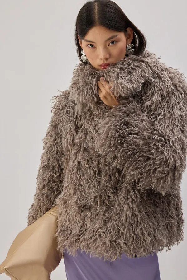 FAUX FUR COAT FAUX FUR COAT