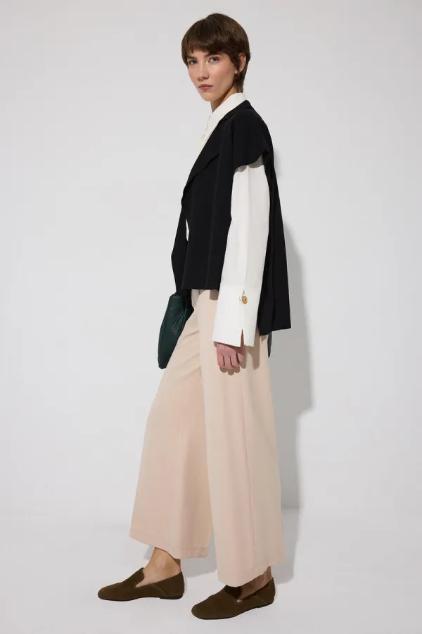 Modal blend flannel ribbed trousers Modal blend flannel ribbed trousers