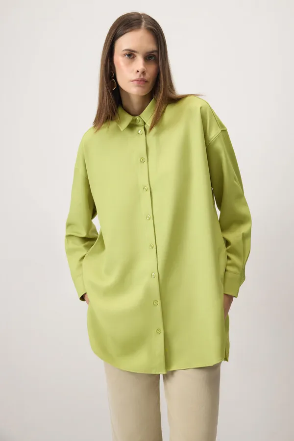 OVERSIZE CREPE SHIRT