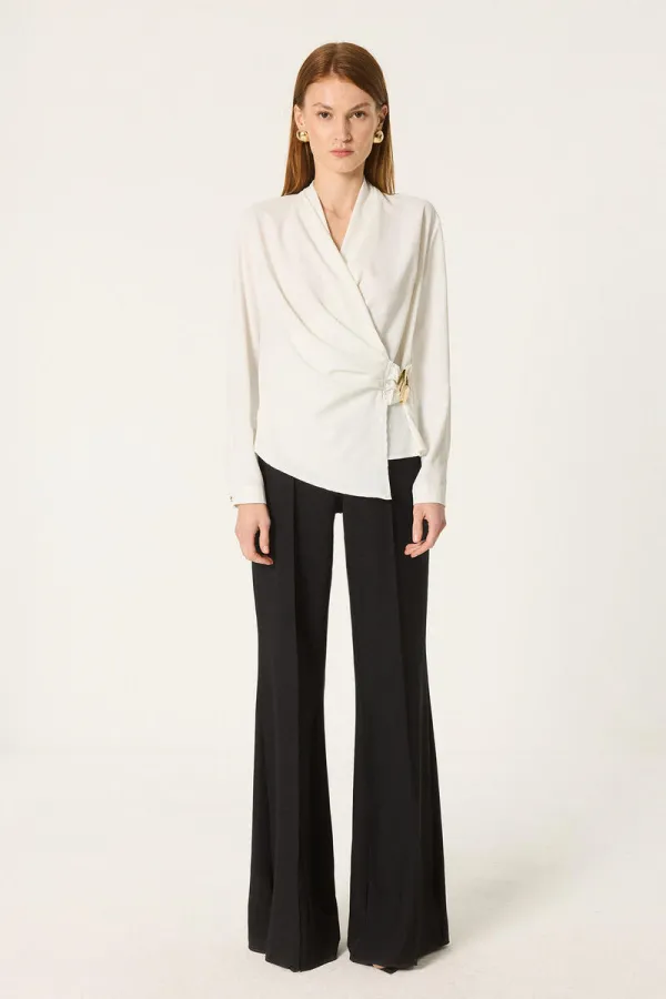 DRAPED BLOUSE DRAPED BLOUSE