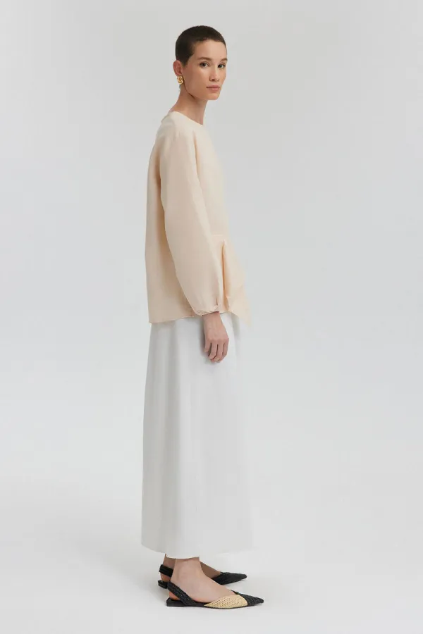 Muslin Tunic with Elastic Cuffs