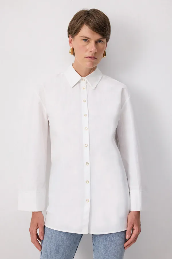 CHEMISE À MANCHES KIMONO