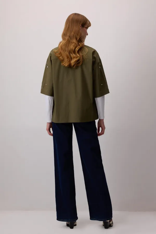 CHEMISE ORNÉE DE PIERRES