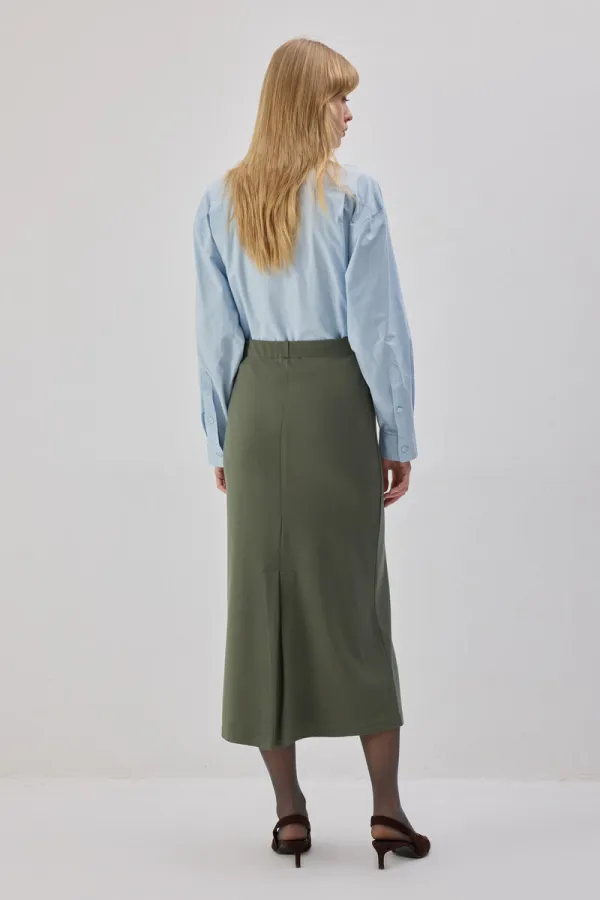 BELİ LASTİKLİ ÖRME ETEK