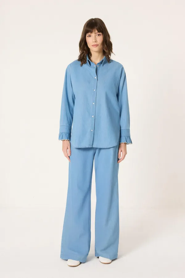 MANŞET DETAYLI GÖMLEK