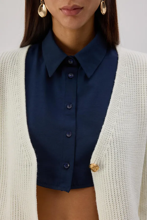 GÖMLEK YAKA POPLİN İÇLİK