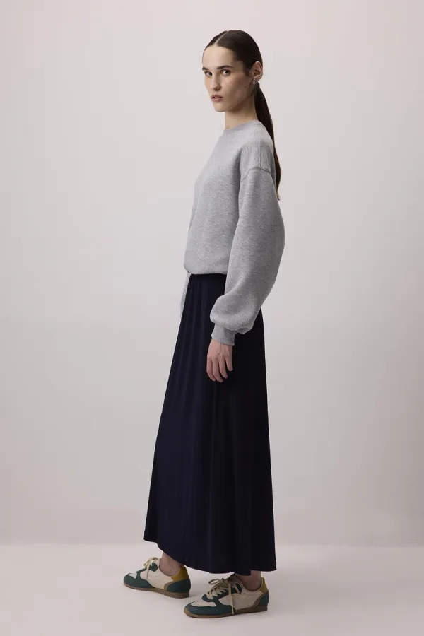 BASIC SKIRT WITH ELASTIC WAISTBAND BASIC SKIRT WITH ELASTIC WAISTBAND