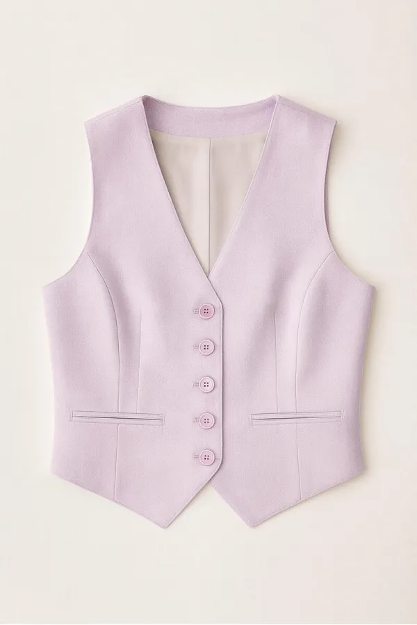 BUTTONED SHORT VEST BUTTONED SHORT VEST