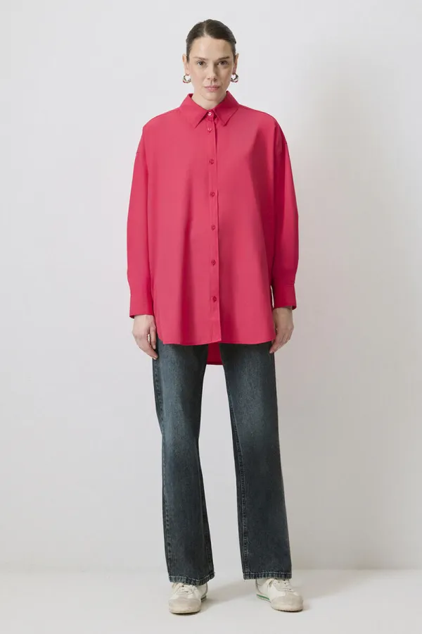 OVERSIZE FIT POPLIN SHIRT OVERSIZE FIT POPLIN SHIRT