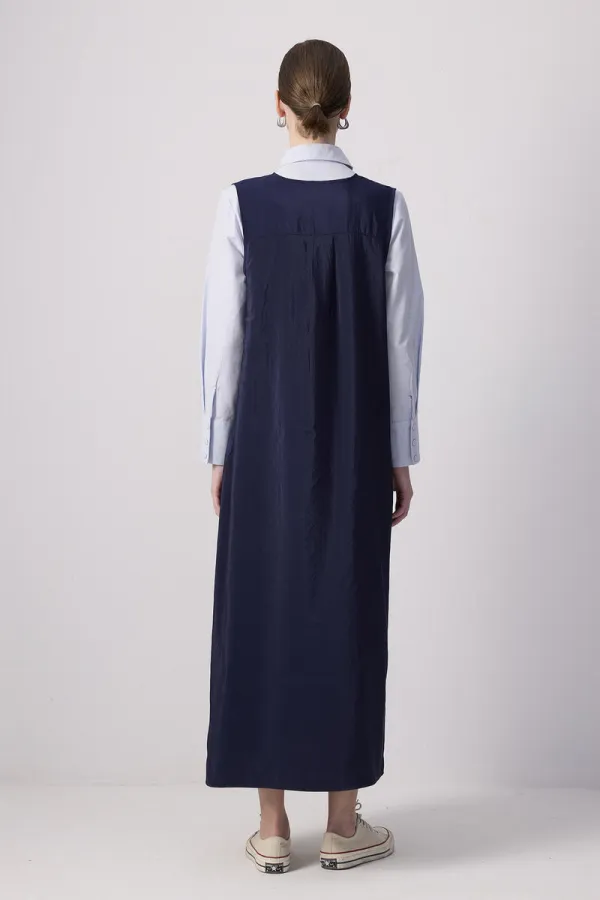 FRONT-ZIPPED CUPRA VEST