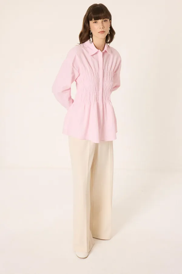 CHEMISE EN POPLIN À DÉTAILS GIPE