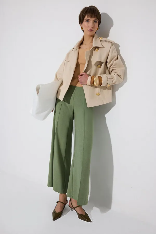 MODAL KARIŞIMLI FLANEL NERVÜRLÜ PANTOLON