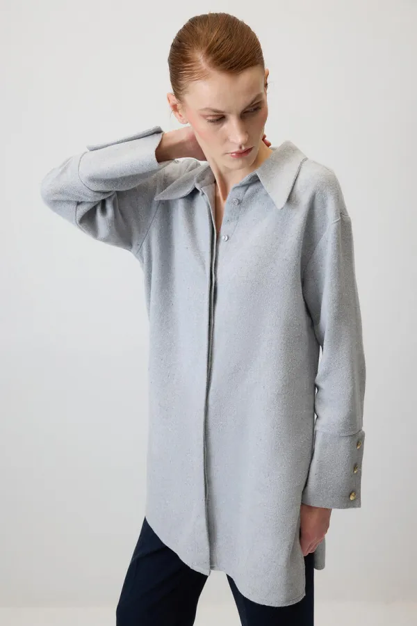 GENİŞ MANŞETLİ GÖMLEK