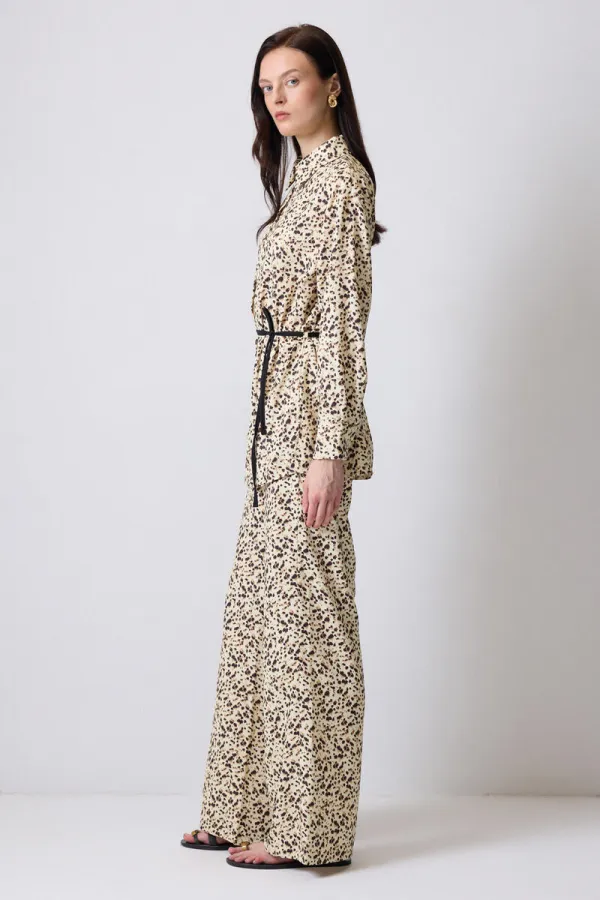 PATTERNED SHIRT AND TROUSER SET