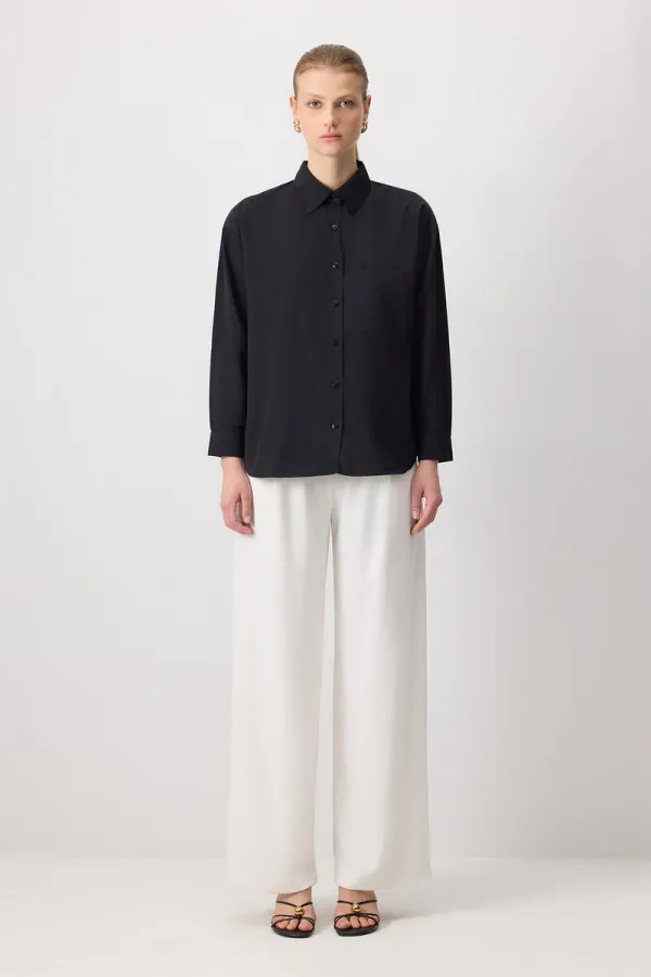 SINGLE POCKET OVERSIZE SHIRT