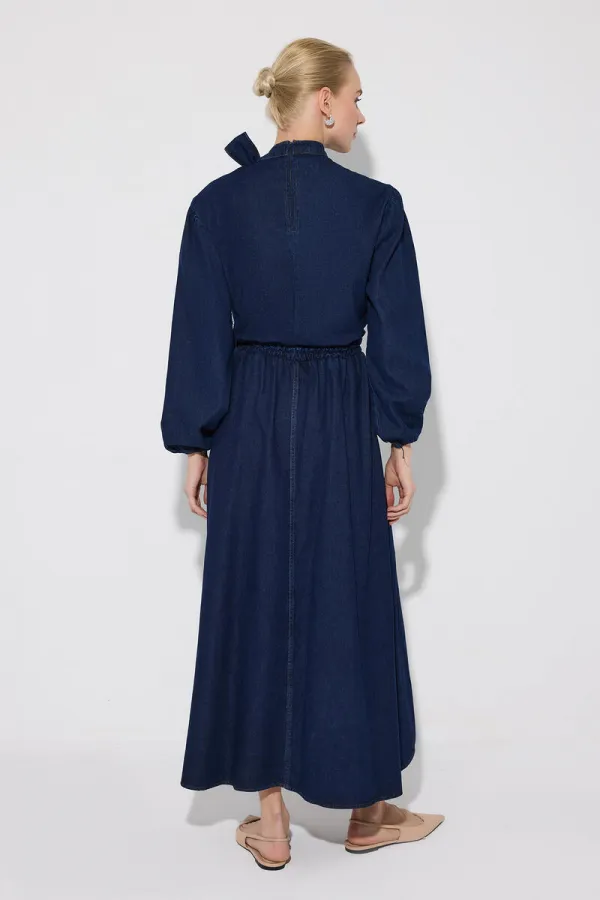 FİYONK DETAYLI DENİM TAKIM