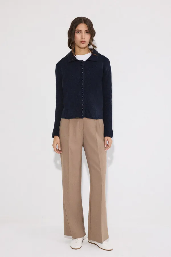 BUTTONED KNITTED CARDIGAN