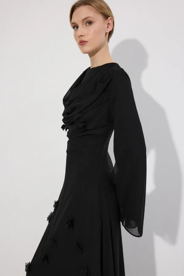 LINED CHIFFON DRESS LINED CHIFFON DRESS