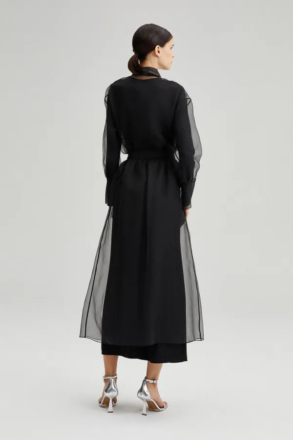 CEP DETAYLI ORGANZE TAKMA ETEK