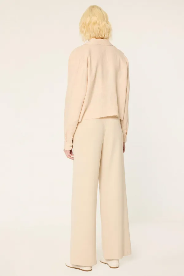 KNITTED PANTS WITH ELASTIC WAISTBAND KNITTED PANTS WITH ELASTIC WAISTBAND