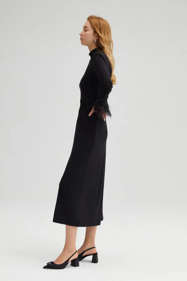 JUPE BASIQUE AVEC TAILLE ÉLASTIQUE