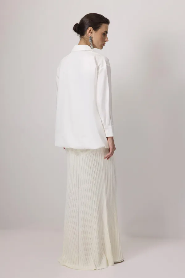 POCKETED BALLOON SHIRT