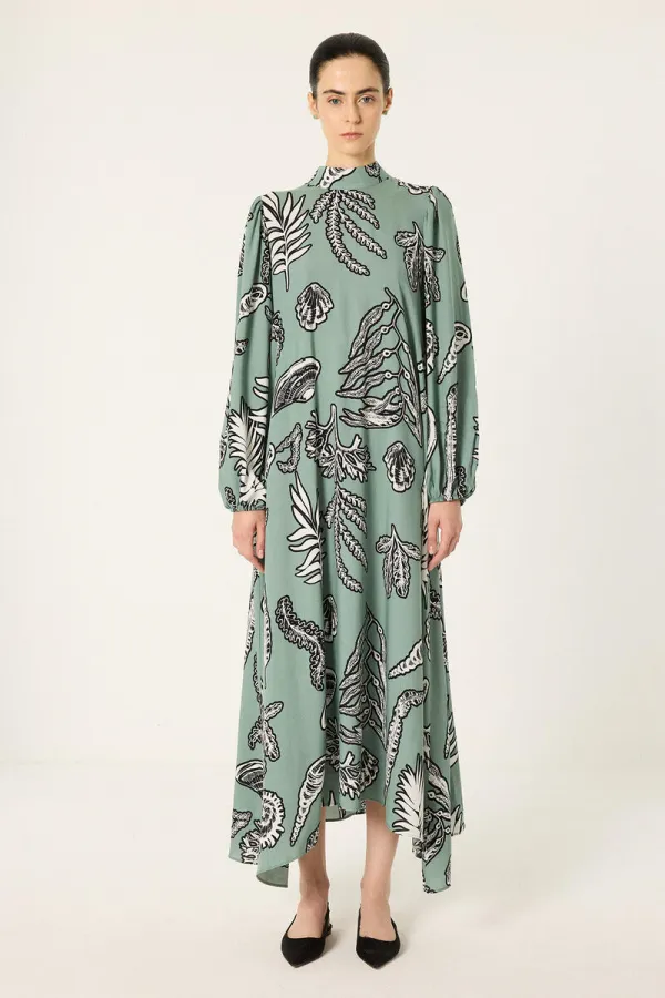 FLOWY VISCOSE DRESS FLOWY VISCOSE DRESS