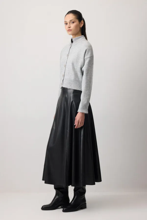 CARDIGAN COURT À BOUTONS EN MAILLE