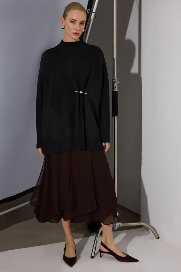 AKSESUARLI TRİKO TUNİK