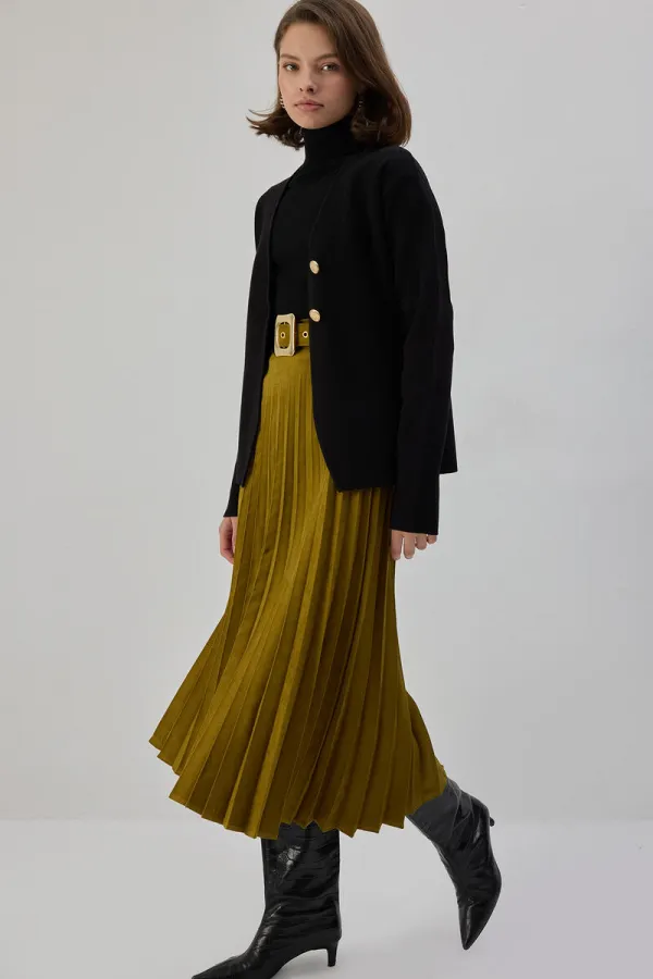 PİLİSELİ SÜET ETEK