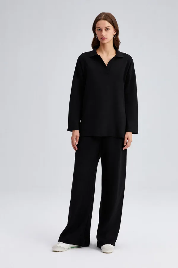 POLO COLLAR KNITTED SET