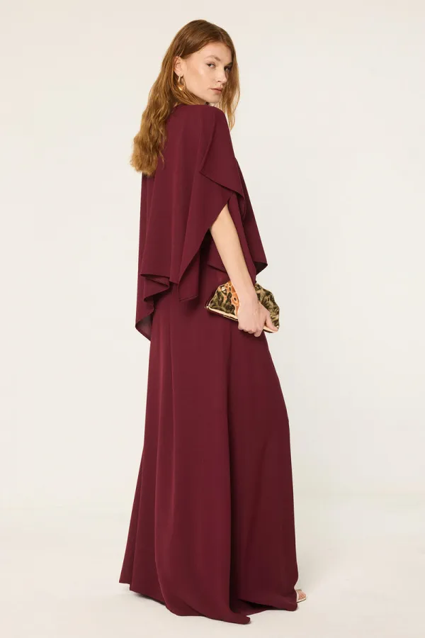 ENSEMBLE CHEMISE ET PANTALON À MANCHES CHAUVES-SOURIS ENSEMBLE CHEMISE ET PANTALON À MANCHES CHAUVES-SOURIS