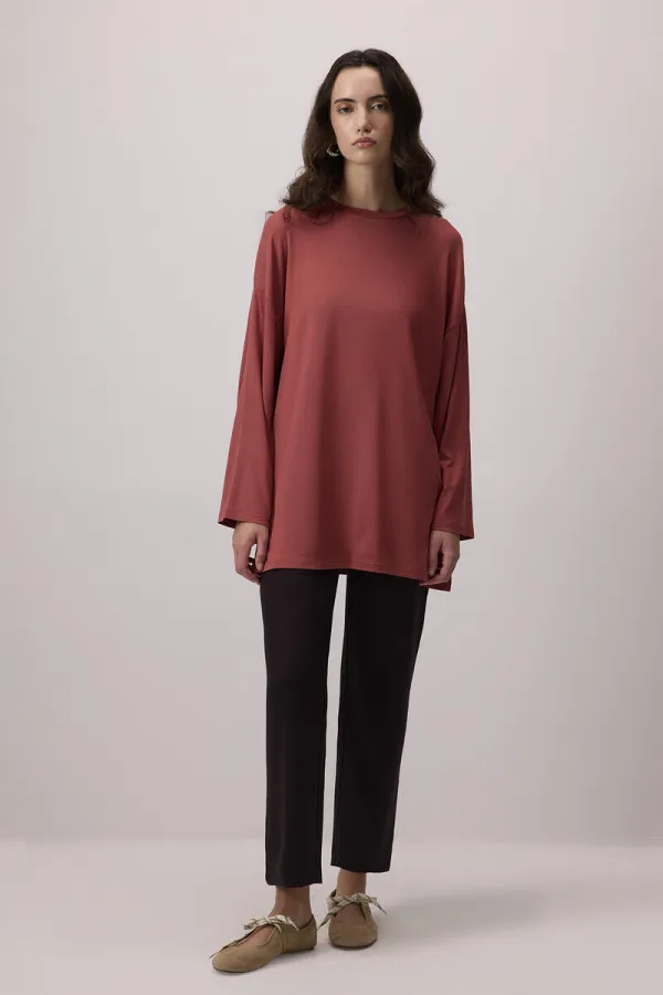 T-Sleeve Viscose Tunic