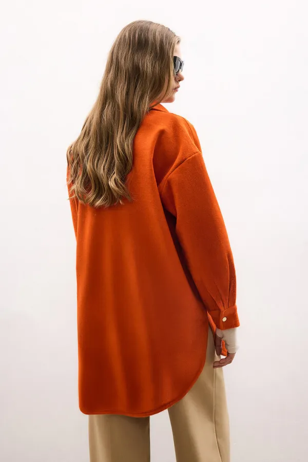 CHEMISE EN CACHEMIRE ÉPAISSE