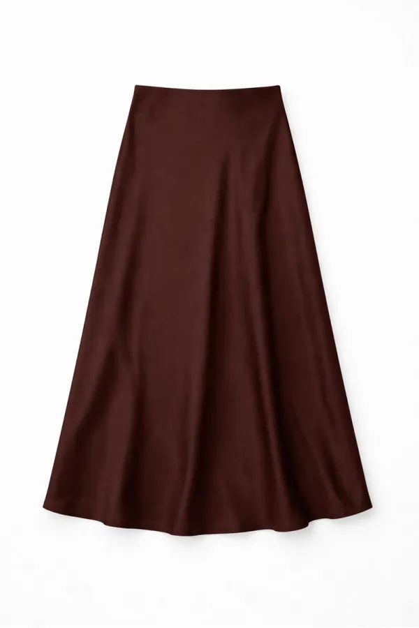 JUPE BASIQUE EN SATIN