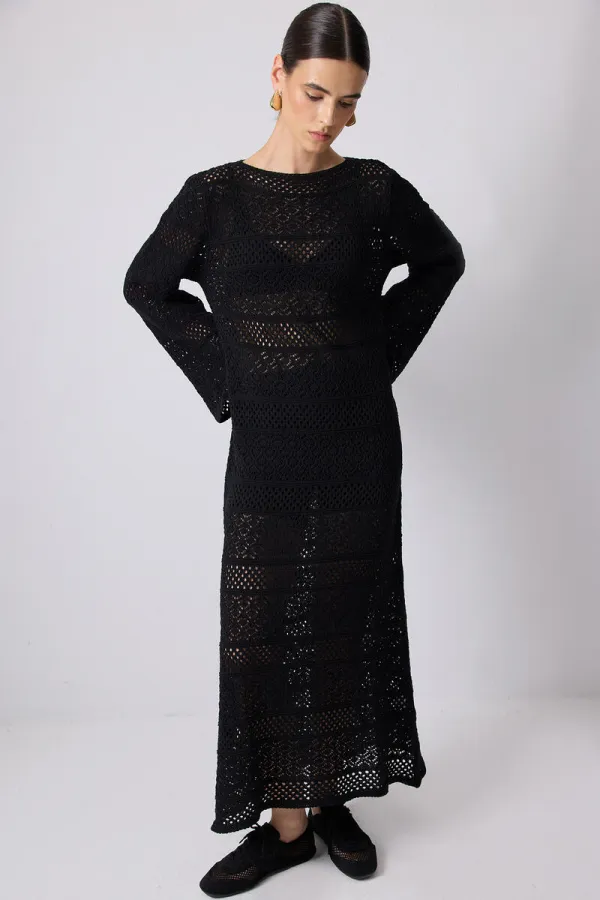 COTTON KNITTED DRESS COTTON KNITTED DRESS