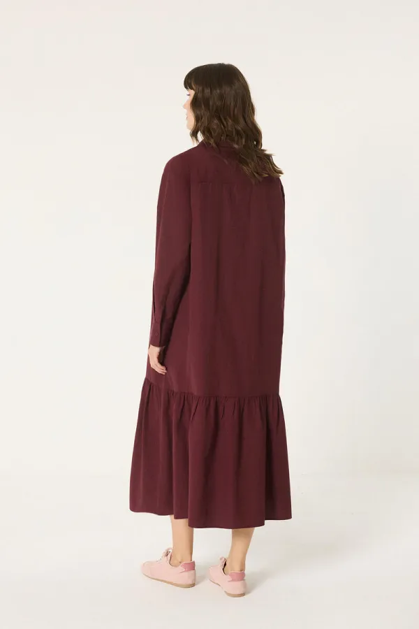 ROBE CHEMISE EN POPLIN