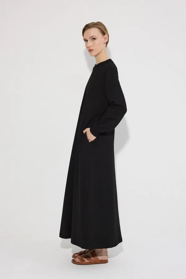 PIECED KNITTED DRESS