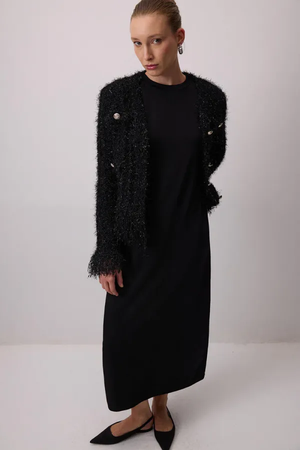 BICYCLE COLLAR PADDED DRESS