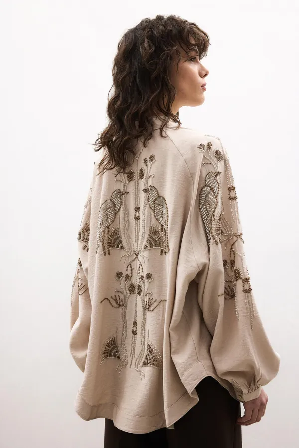BEADED KIMONO