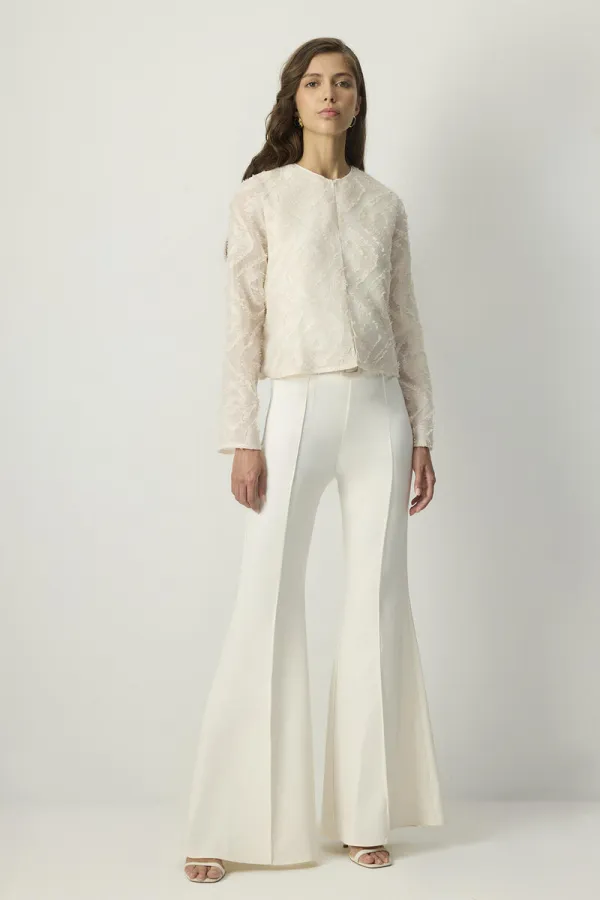 PANTALONS ÉVASÉS ESPAGNOLS À CÔTES