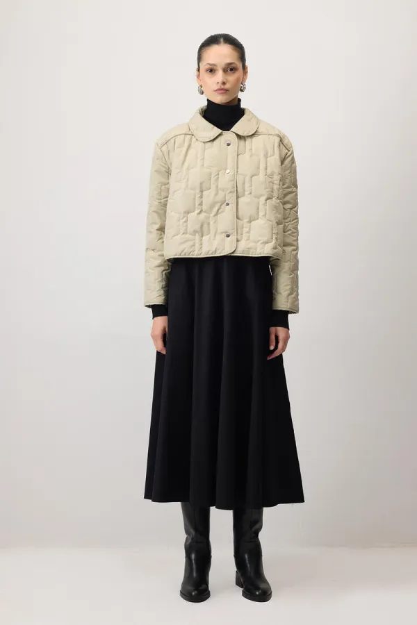 BİYE DETAYLI KAPİTONE CEKET