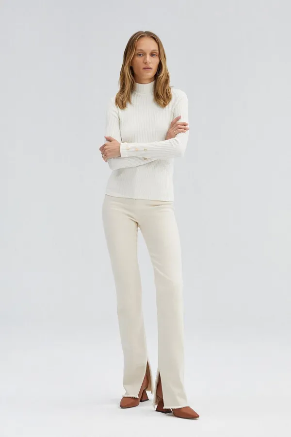 DİK YAKA FİTİLLİ BODY