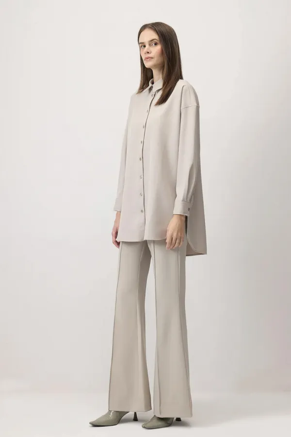 OVERSIZE CREPE SHIRT