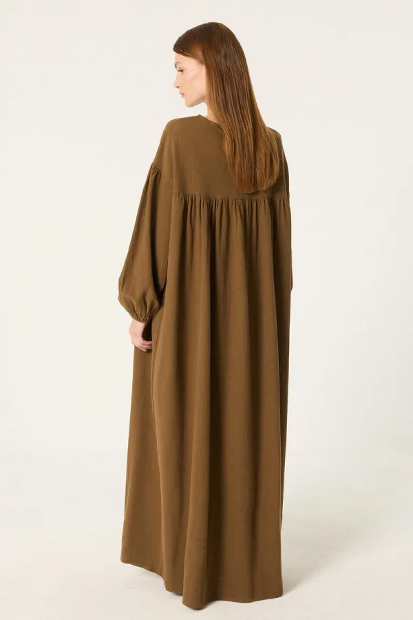 KEMERLİ OVERSIZE ELBİSE KEMERLİ OVERSIZE ELBİSE