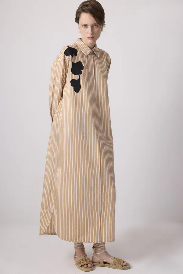 EMBROIDERED SHIRT DRESS EMBROIDERED SHIRT DRESS