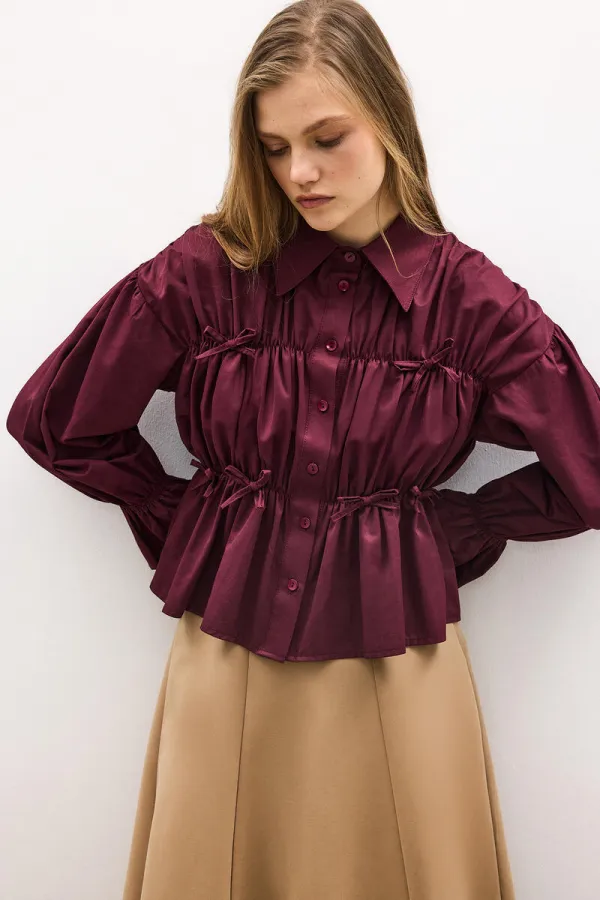 BÜZGÜLÜ FİYONK GÖMLEK