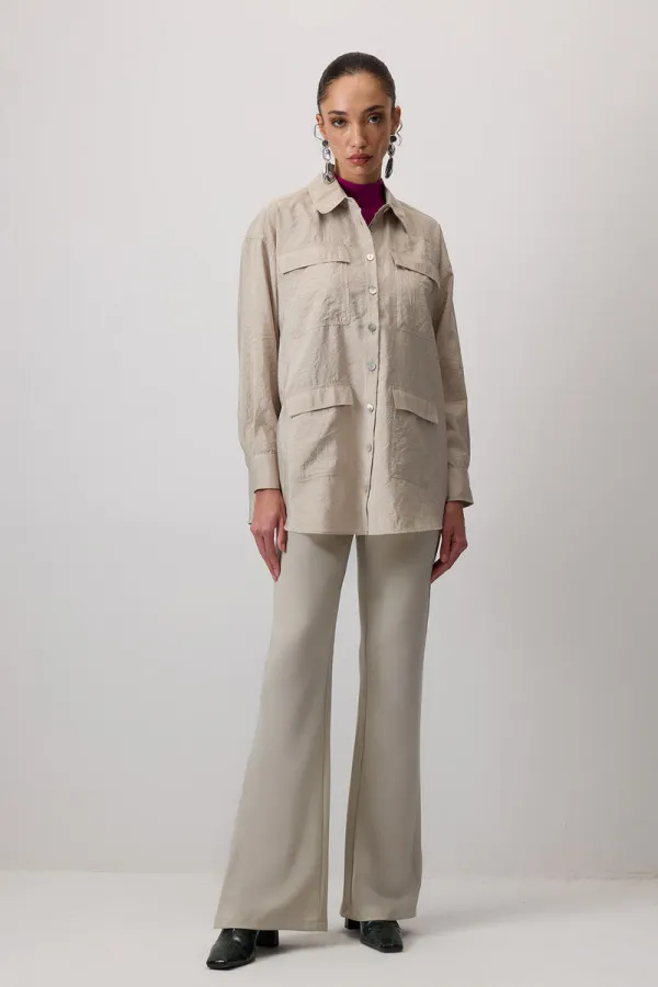 POCKET DETAIL COUPRA JACKET