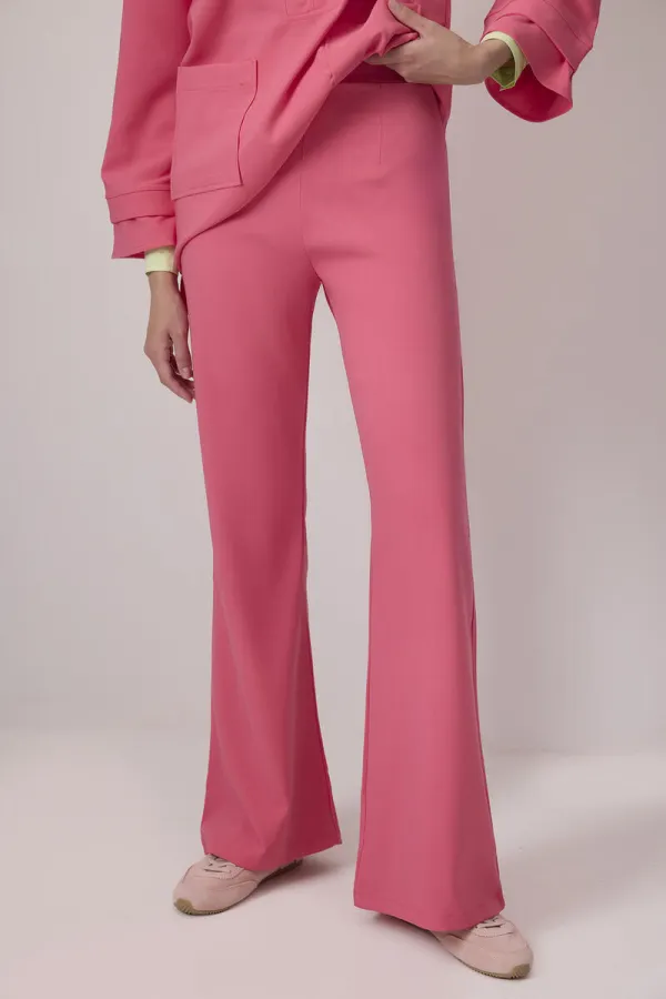 ZIPPED TUNIC AND PANTS CREPE SET ZIPPED TUNIC AND PANTS CREPE SET