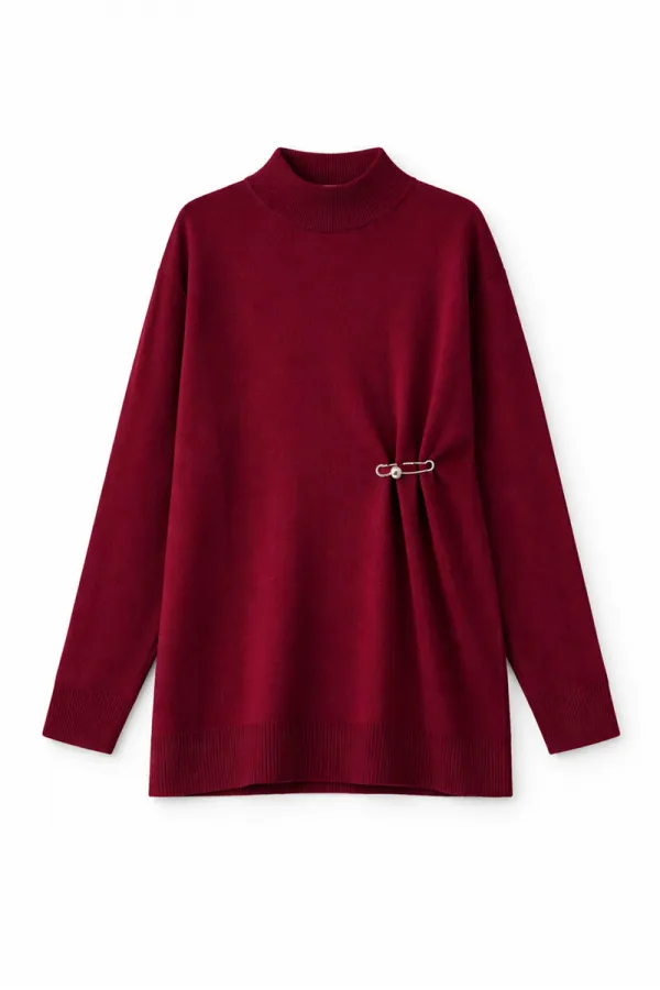 KNITTED TUNIC WITH ACCESSORIES